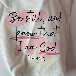 Inspirational White Tote Bag